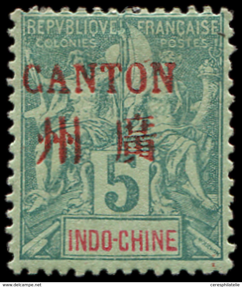 * CANTON 4 : 5c. Vert, TB - Other & Unclassified
