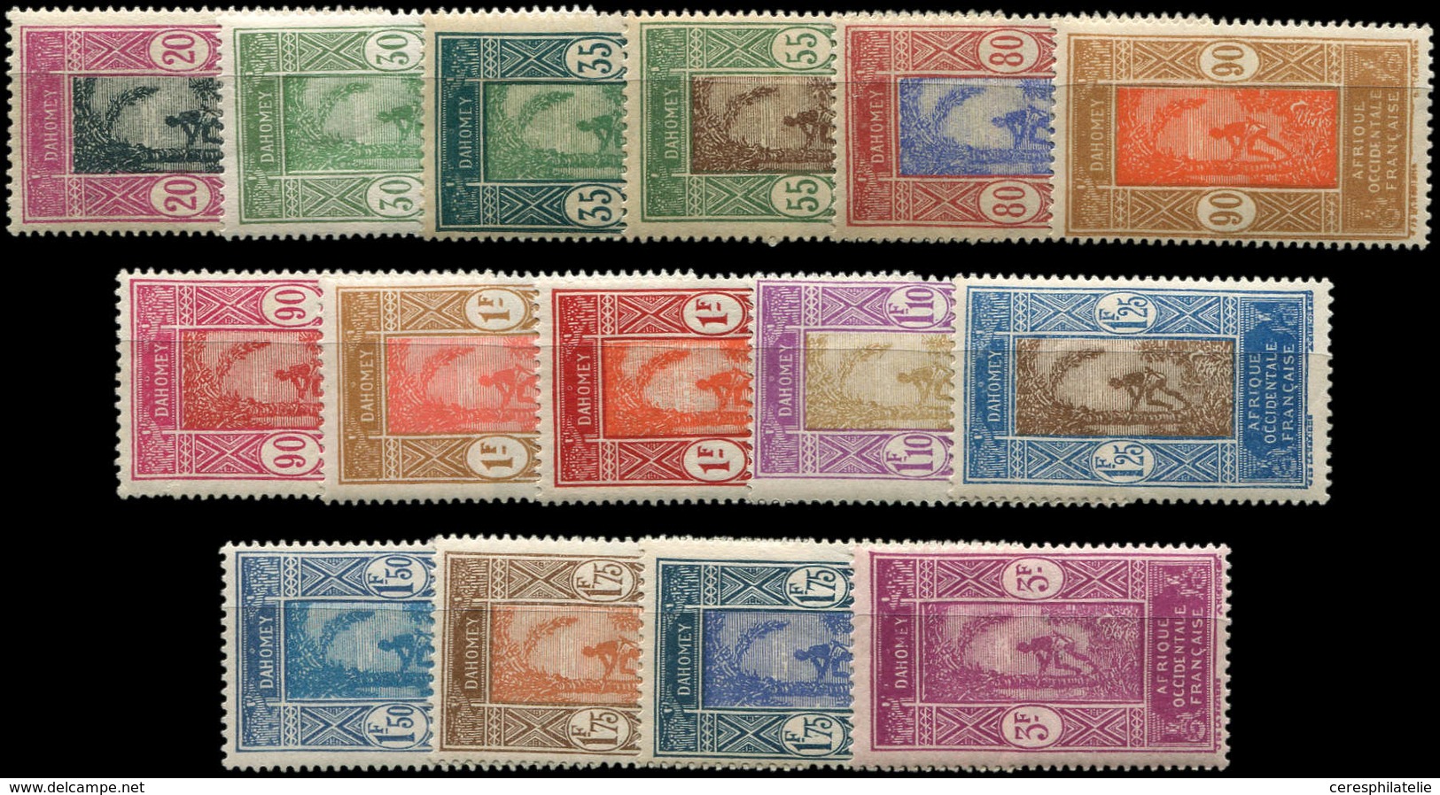 * DAHOMEY 85/98 : Série Courante De 1927-39, Qqs Ex. ** Dont N°94, TB - Other & Unclassified