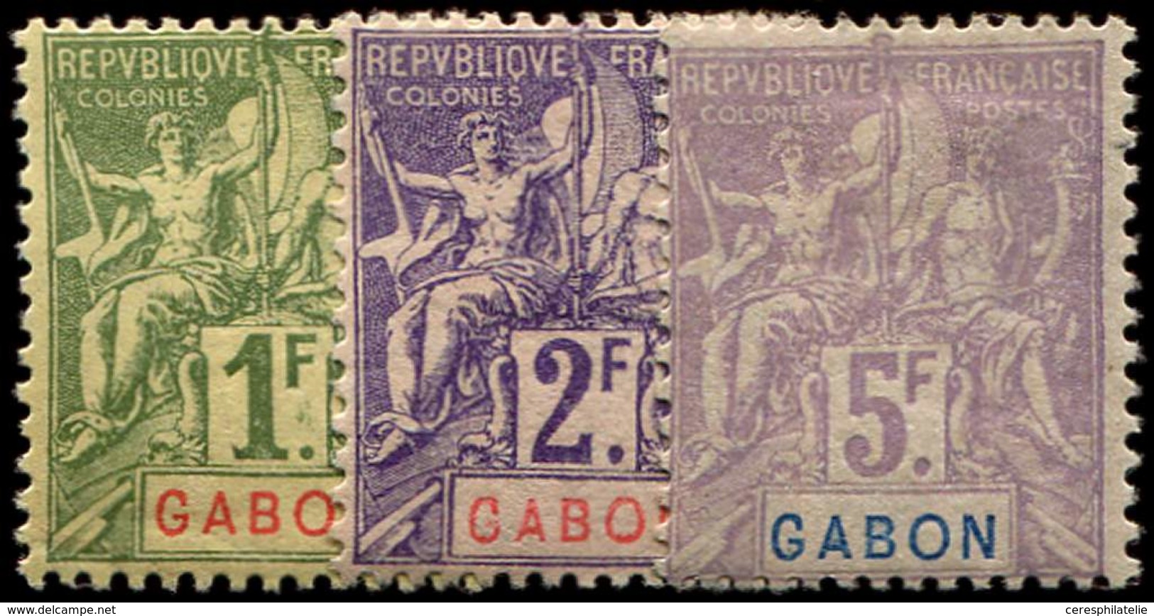 * GABON 16/32 : Type Groupe, TB - Other & Unclassified