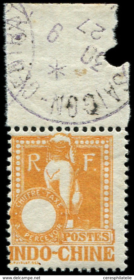 ** INDOCHINE Taxe 36b : (4c.) Orange, SANS La Valeur, Bdf, TB - Autres & Non Classés