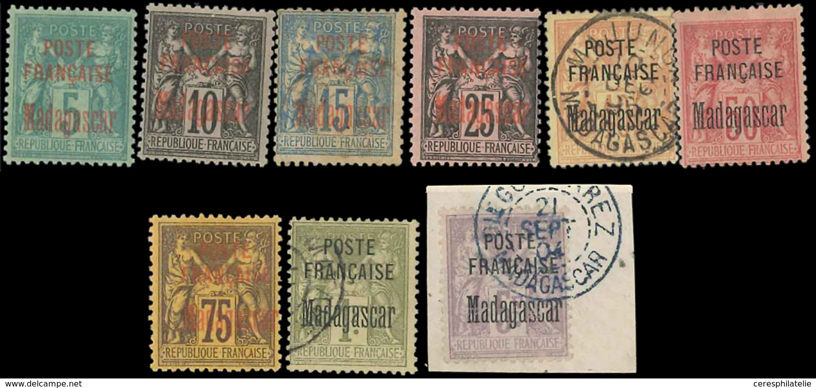 * MADAGASCAR 14/22 Dont N°16, 18, 21 Et 22 Obl., TB - Other & Unclassified