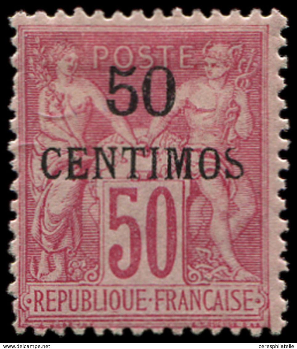 * MAROC 6A : 50c. Sur 50c. Rose, Frais Et TB - Other & Unclassified