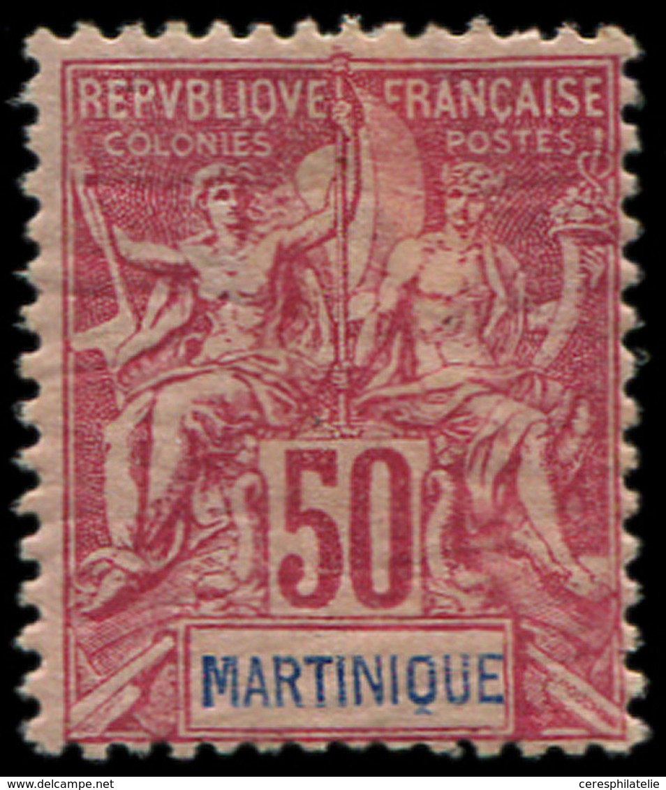 * MARTINIQUE 41 : 50c. Rose, TB - Other & Unclassified