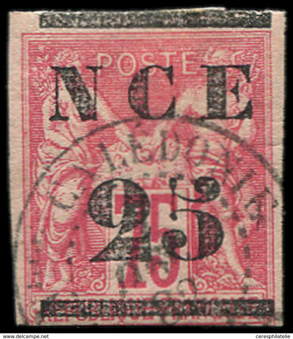 NOUVELLE CALEDONIE 5 : 25 Sur 75c. Rose, Obl., TB - Used Stamps
