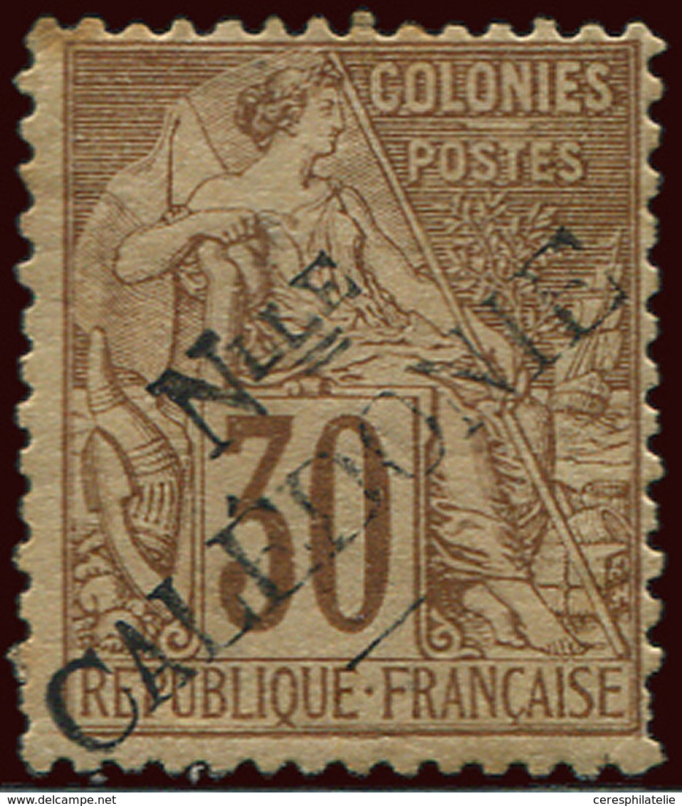 * NOUVELLE CALEDONIE 30 : 30c. Brun, Rousseurs, TB - Used Stamps