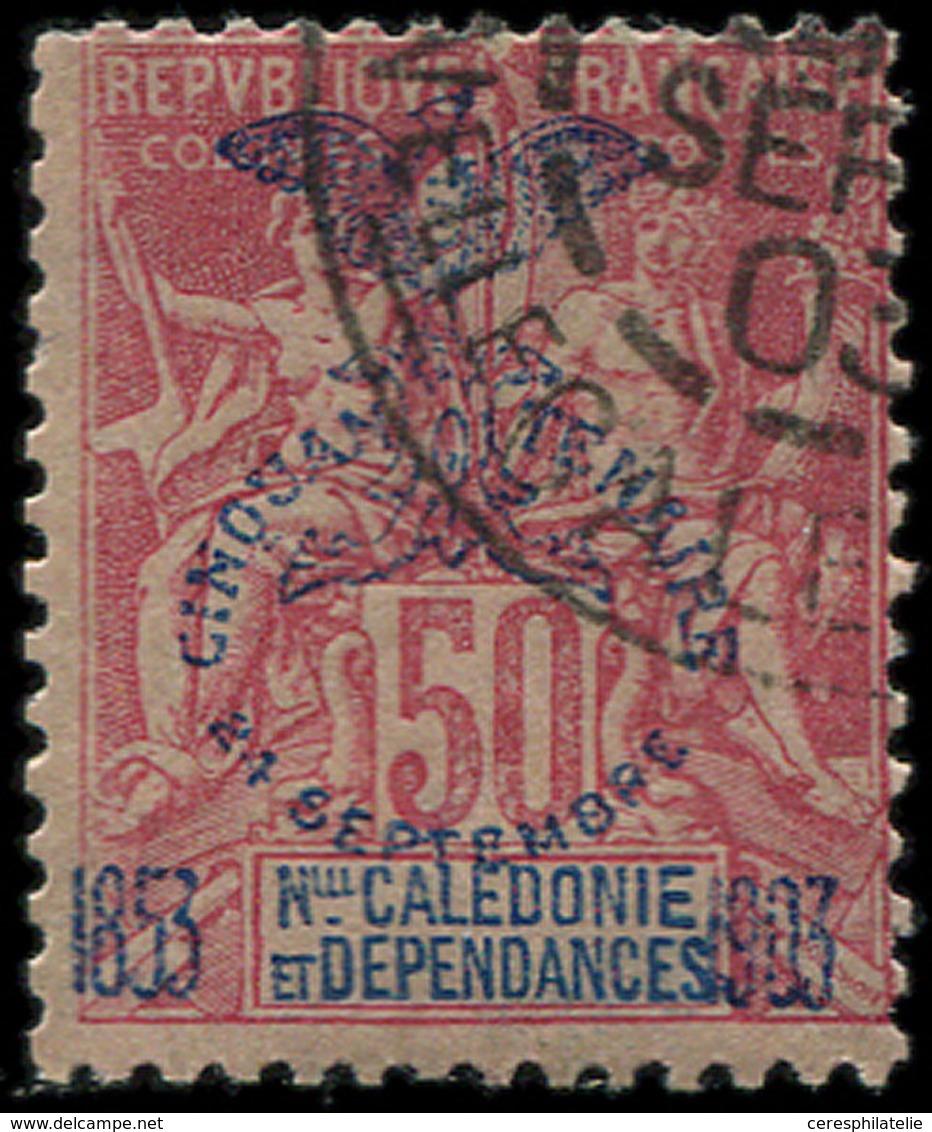 NOUVELLE CALEDONIE 78 : 50c. Rose, Obl., TB - Used Stamps