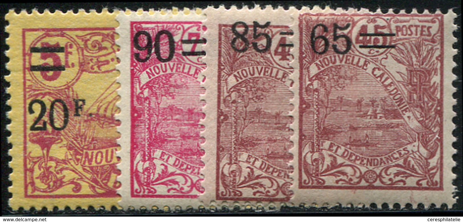 * NOUVELLE CALEDONIE 127/38 : Timbres Surchargés, TB - Used Stamps