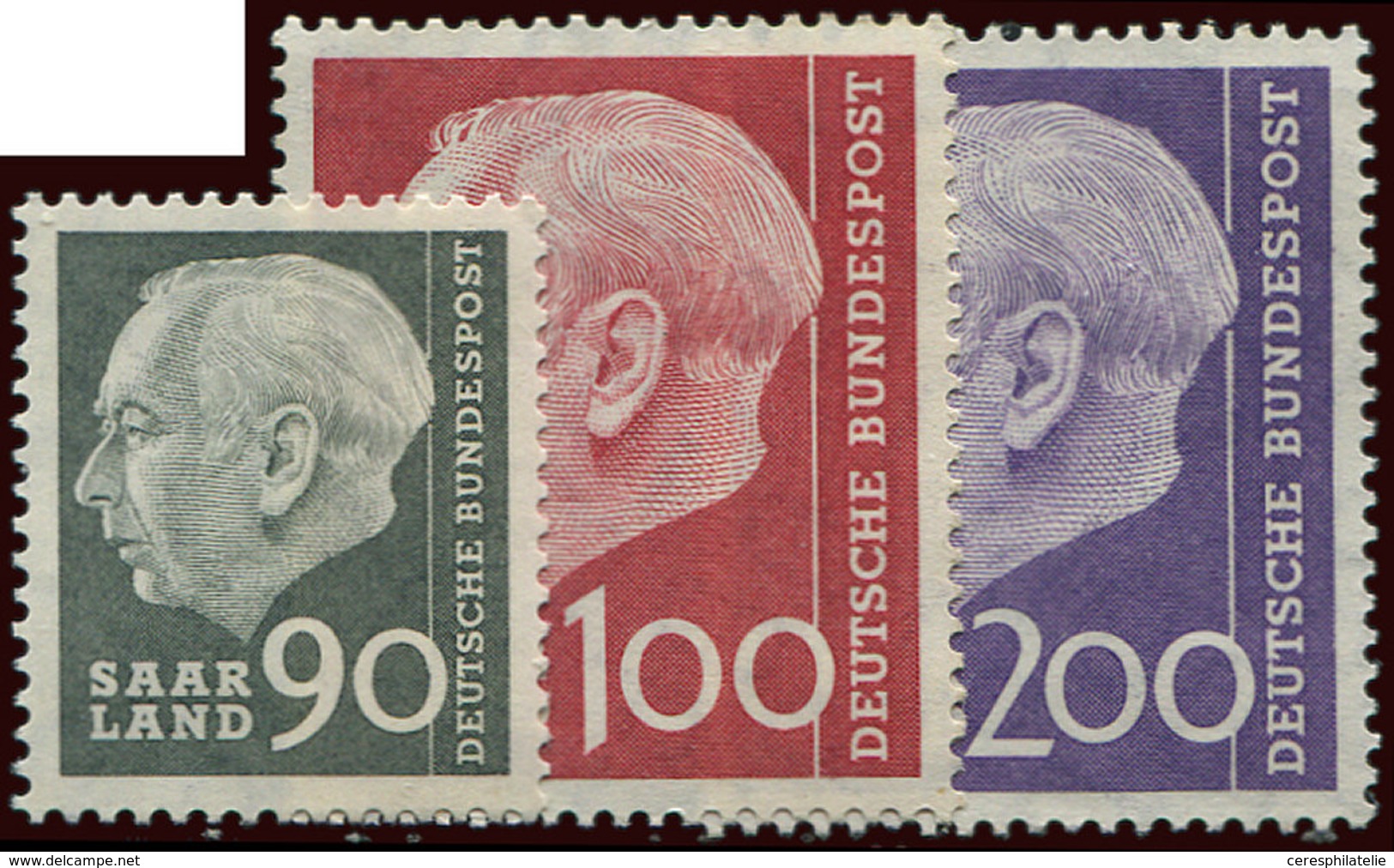 * SARRE 362/81 : Président Heuss, TB - Unused Stamps