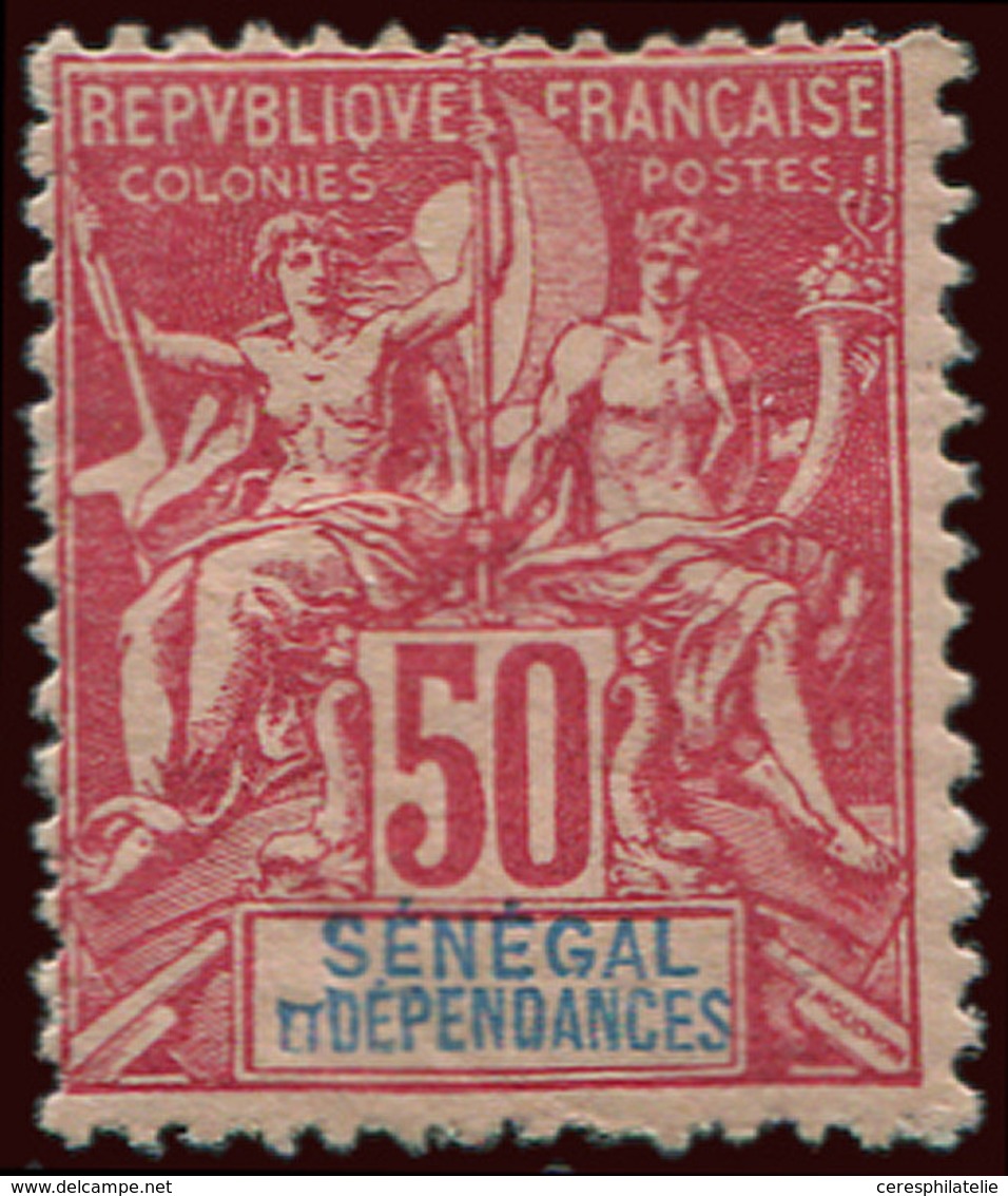 * SENEGAL 18 : 50c. Rose, TB - Other & Unclassified