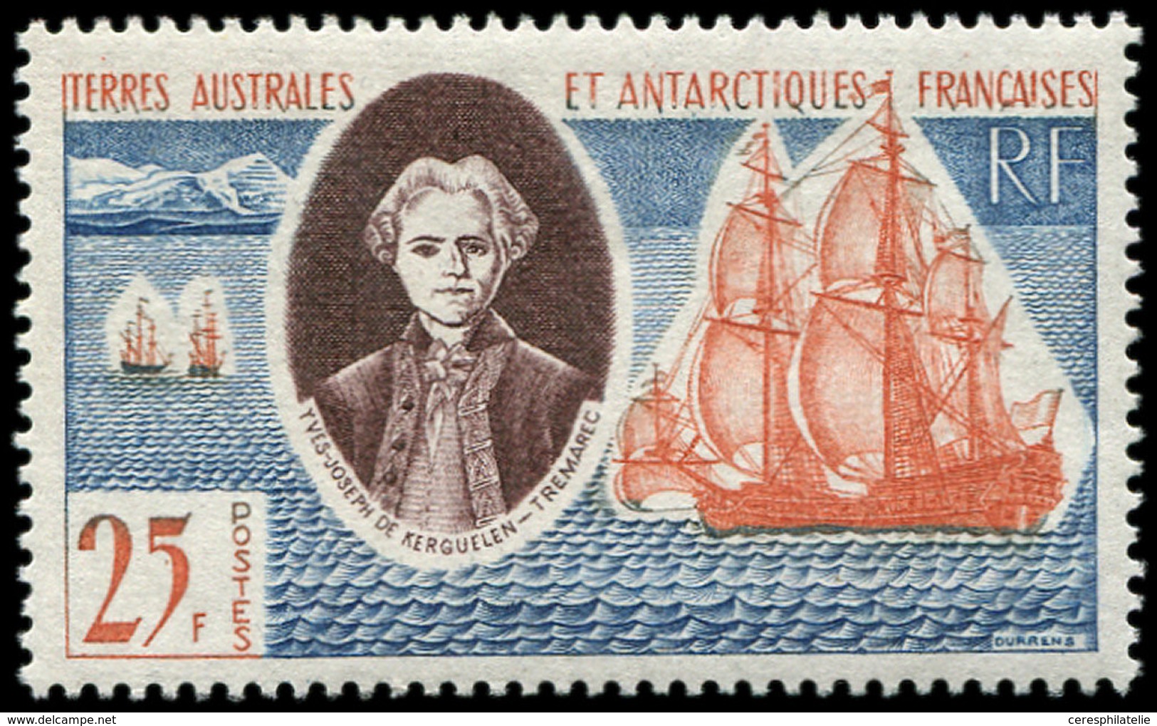 ** T.A.A.F. 18 : Chevalier De Kerguelen, TB - Unused Stamps