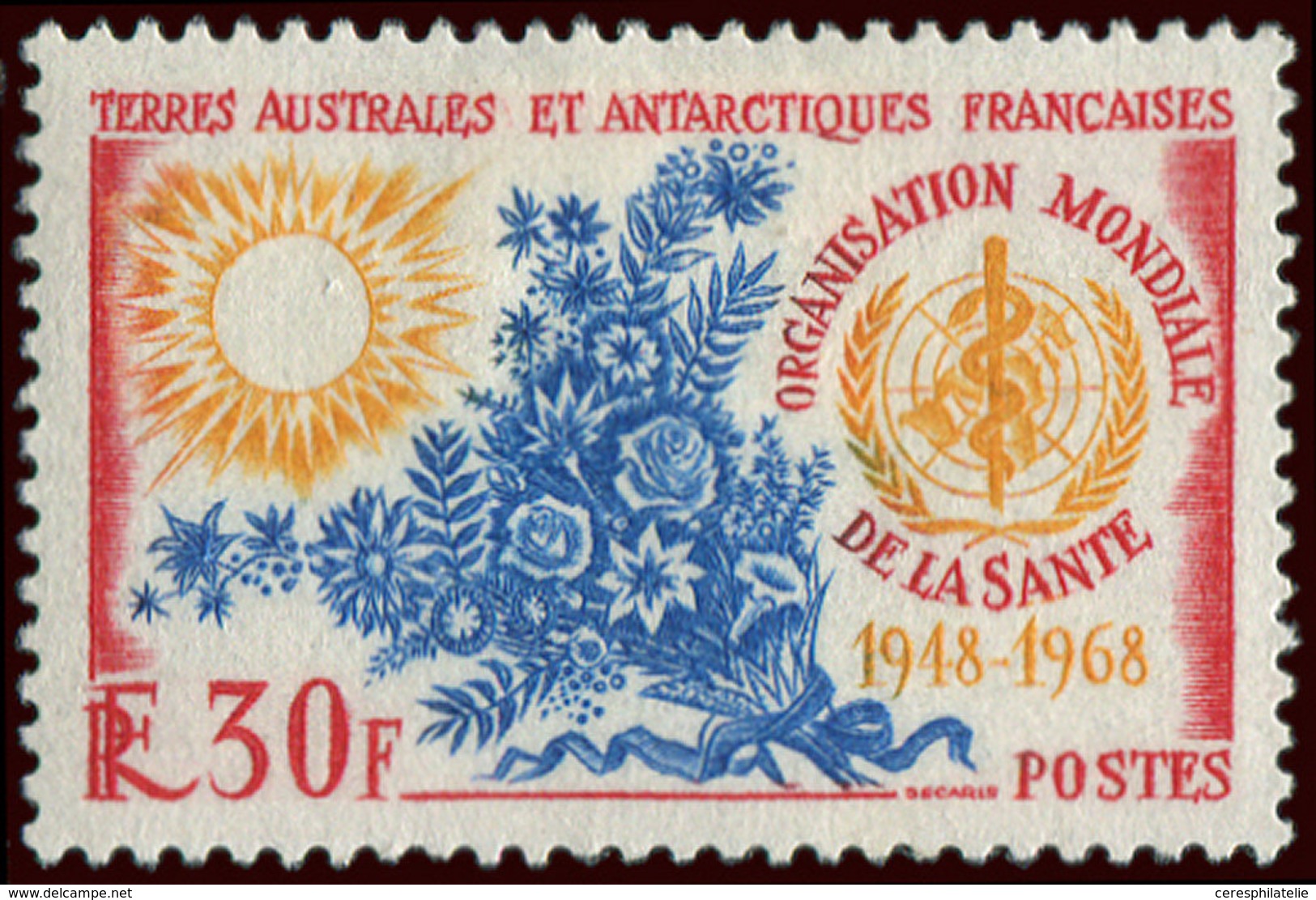 * T.A.A.F. 26 : O.M.S., TB - Unused Stamps