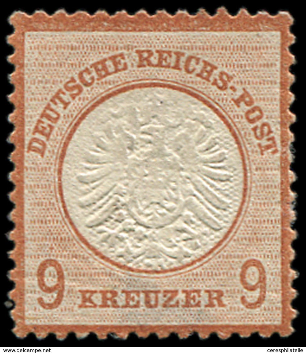 (*) EMPIRE 24 : 9k. Brun-rouge, Aminci Mais Très Bel Aspect, TB - Used Stamps