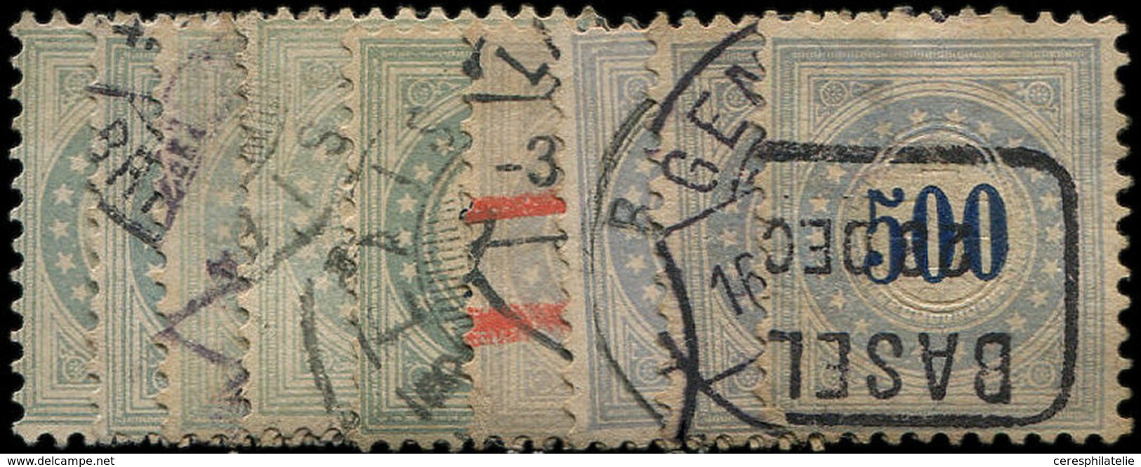 SUISSE Taxe 1/9 : La Série, Obl., TB - Postage Due