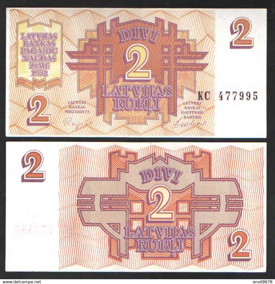 LATVIA 2   1992 - Lettonia