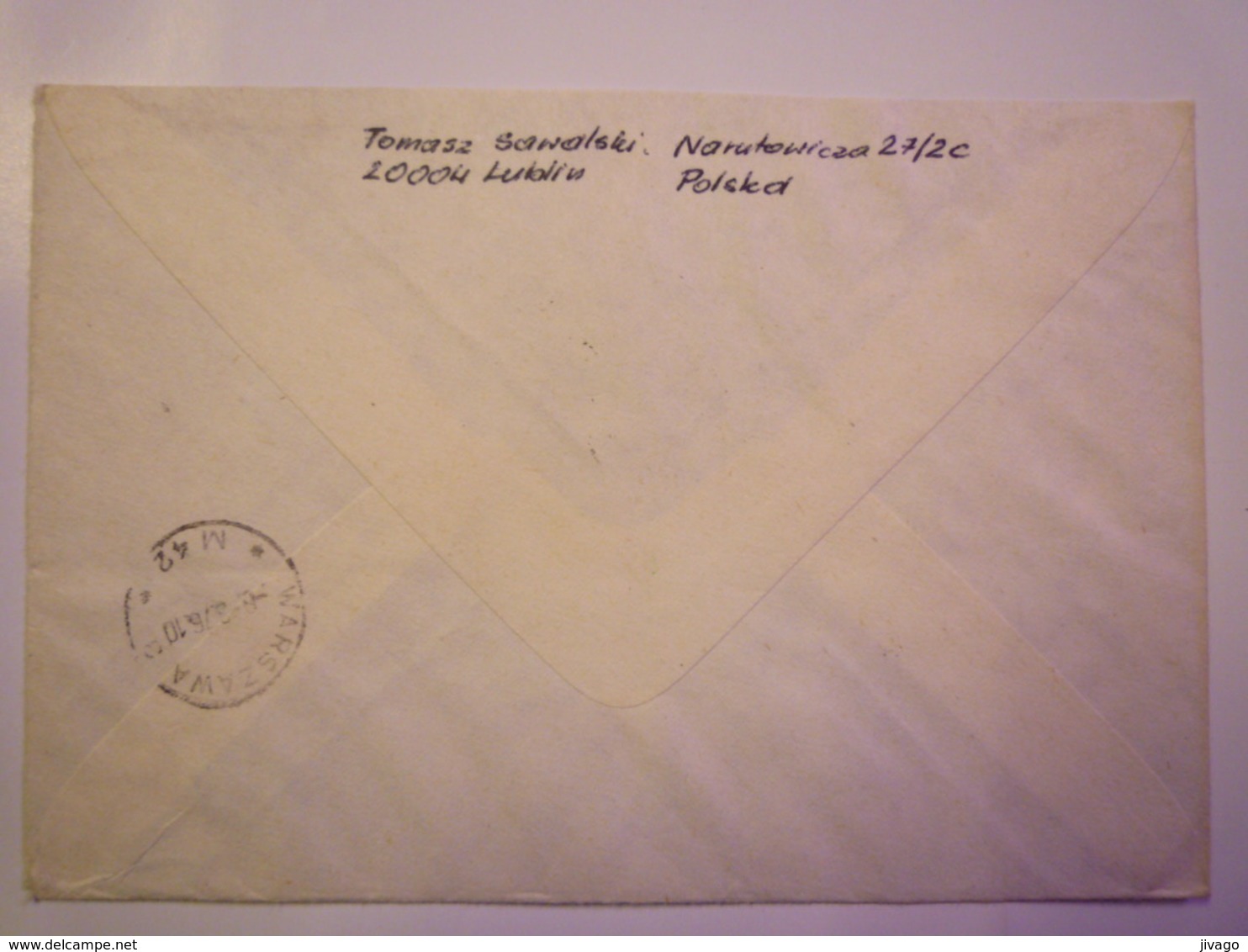 2019 (46)  LETTRE REC Au Départ De  LUBLIN 1  à Destination De  UMKIRCH   1976   - Cartas & Documentos