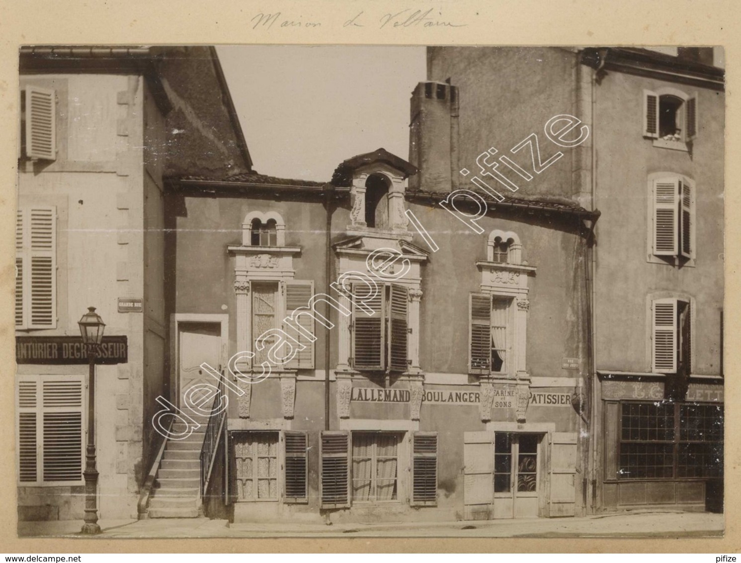 Commercy . Maison De Voltaire . Lallemand Boulanger Pâtissier , Grande Rue . Citrate 1890-1900 . - Anciennes (Av. 1900)