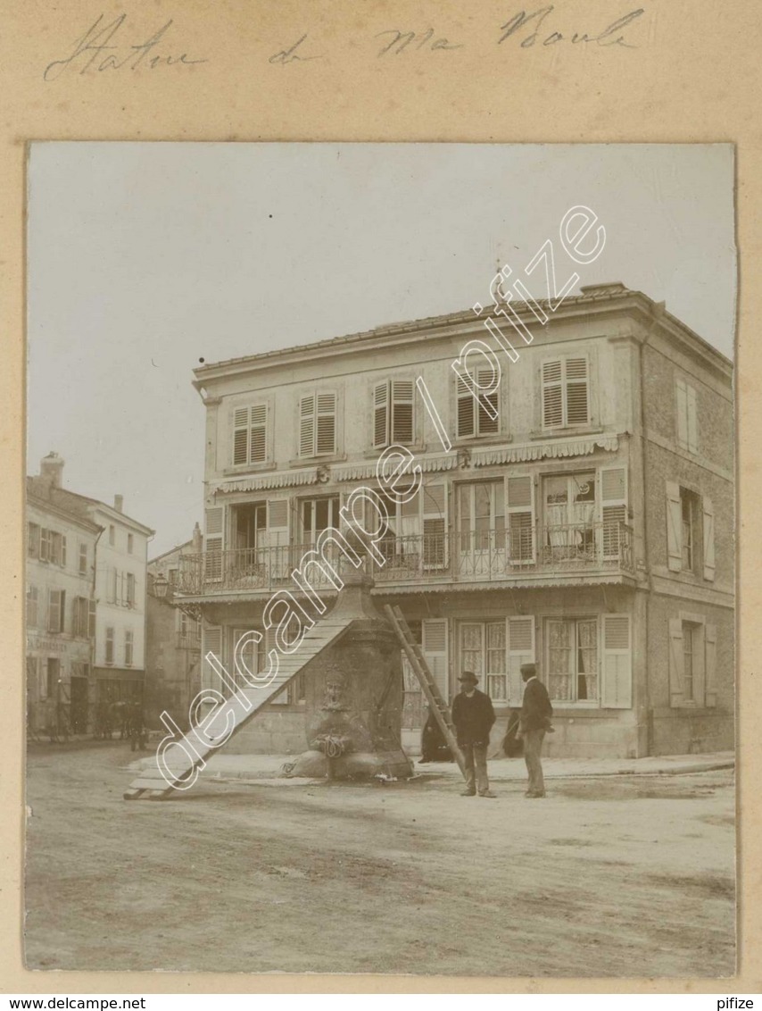 Photo Légendée "Statue De Ma Boule" . Citrate 1890-1900 . Meuse ? - Anciennes (Av. 1900)