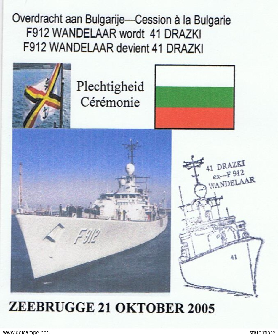 Omslag  Lettre Militaire, Prévue D'un Cachet Marine, Ainsi Q'un Cachet  Du  WANDELAAR A Zeebrugge - Other & Unclassified