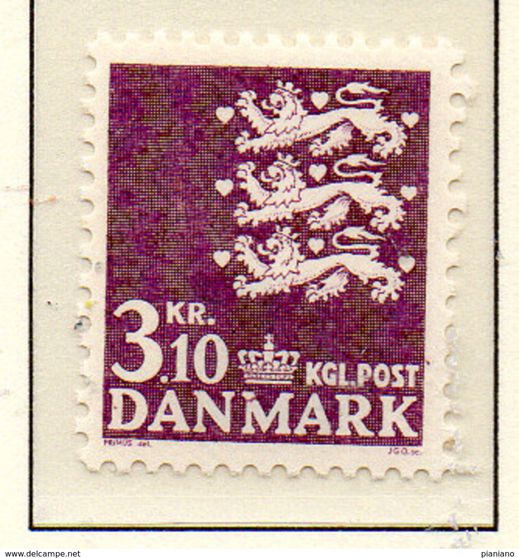 PIA - DANIMARCA -1967-70 : Uso Corrente - Stemma  - (Yv 470B) - Neufs