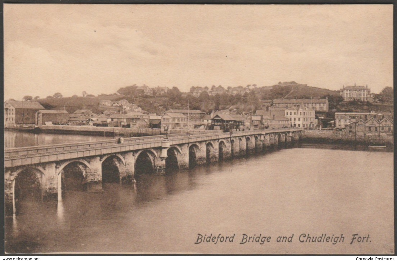 Bideford Bridge And Chudleigh Fort, Devon, C.1910 - Frith's Postcard - Other & Unclassified