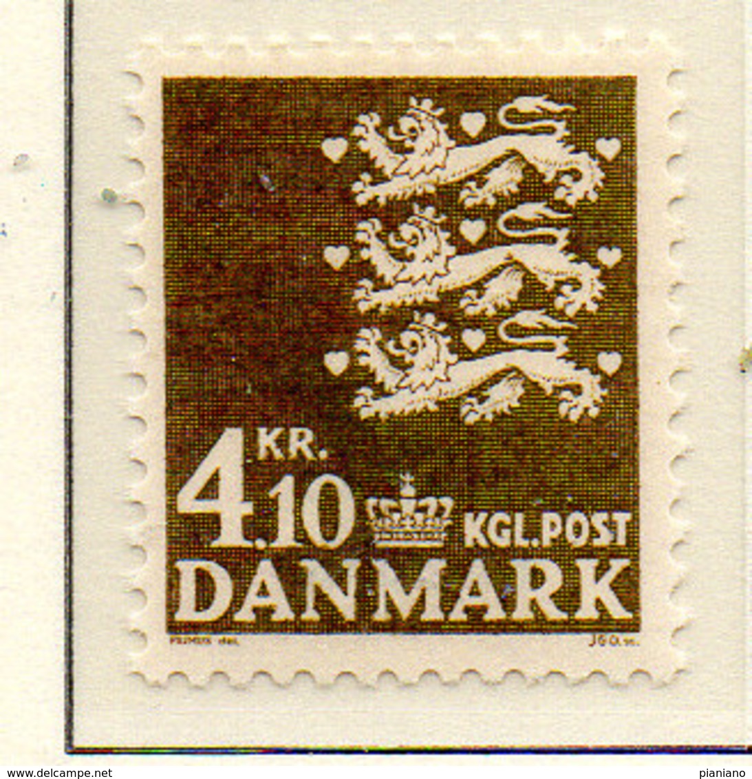 PIA - DANIMARCA -1967-70 : Uso Corrente - Stemma  - (Yv 470D) - Neufs