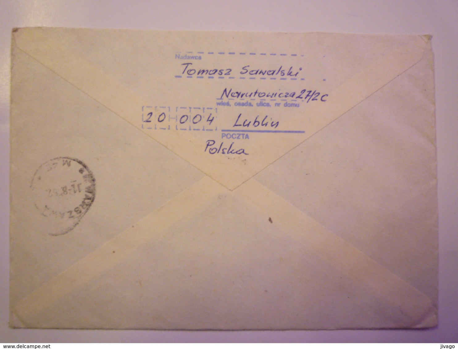 2019 (57)  LETTRE REC Au Départ De  ZAMOSC 3  à Destination De  UMKIRCH   1975   - Cartas & Documentos