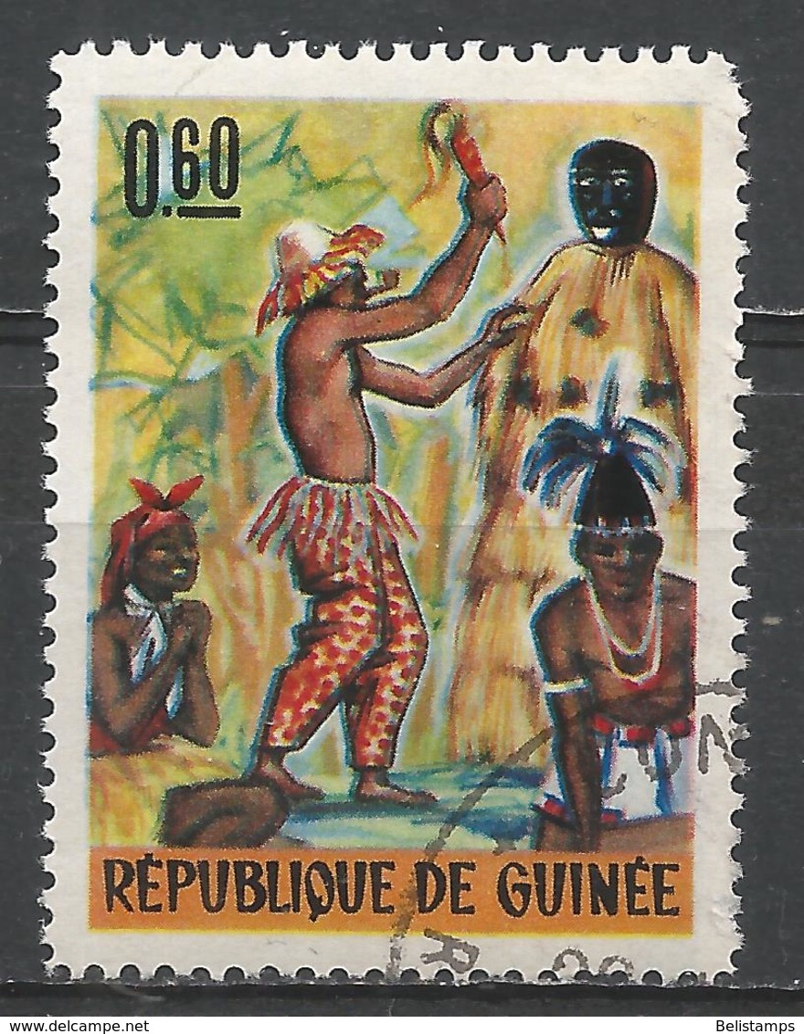 Guinea 1966. Scott #436 (U) Folk Dance * - Guinée (1958-...)