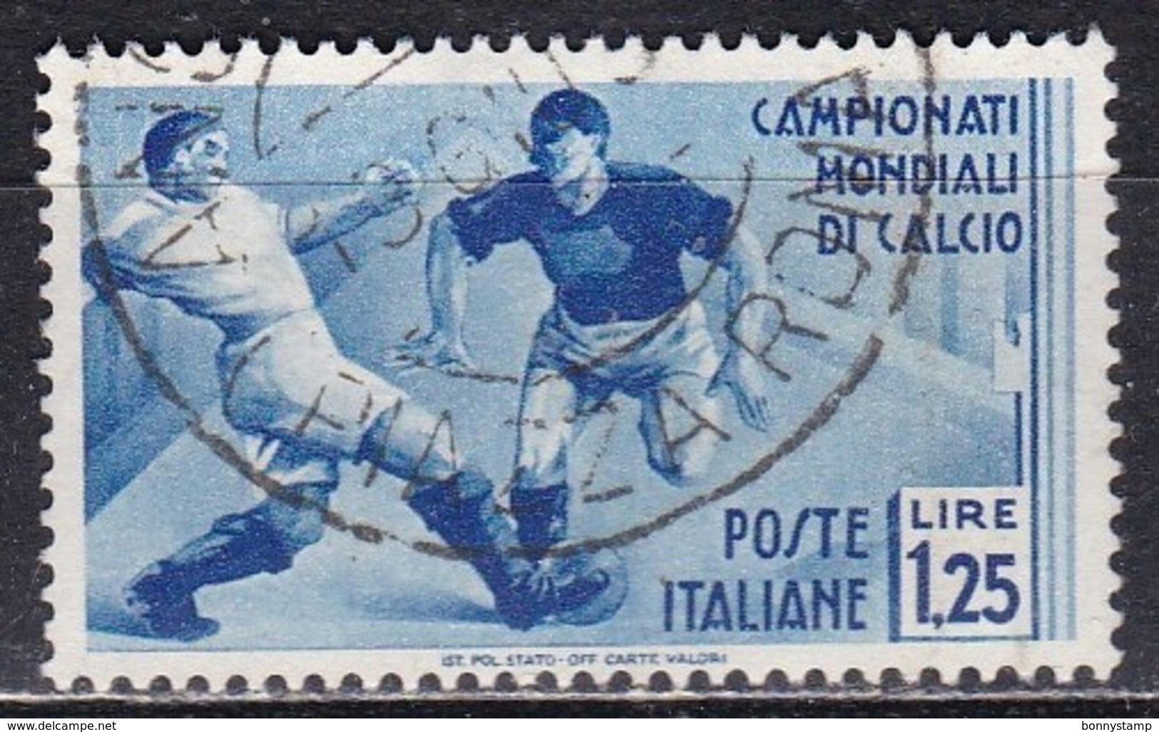 Regno D'Italia, 1934 - 1,25 Lire Mondiali Di Calcio - Nr.362 Usato° - Usati