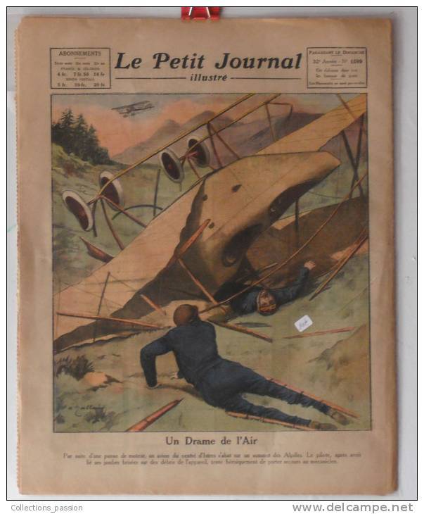 Journaux, "Le Petit Journal" Illustré - N° 1599 - 14/08/1921 - Le Roi Matelot - Frais De Port : € 1.95 - Le Petit Journal