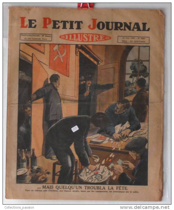 Journaux, "Le Petit Journal" Illustré - N° 2009 - 23/06/1929 - Mais Quelqu'un Troubla La Fête - Frais 1.95€ - Le Petit Journal