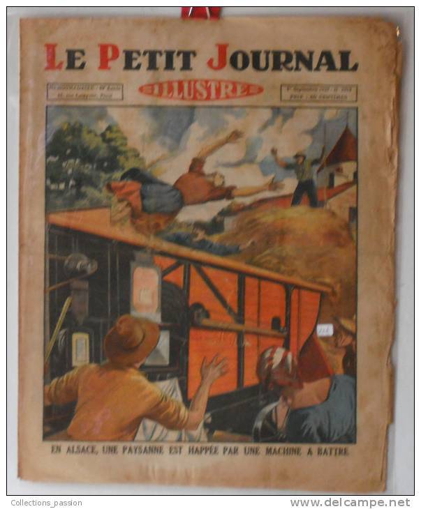 Journaux, "Le Petit Journal" Illustré, N° 2019 - 1er/09/1929 - En Alsace, Une Paysanne Est ... - Frais 1.95€ - Le Petit Journal