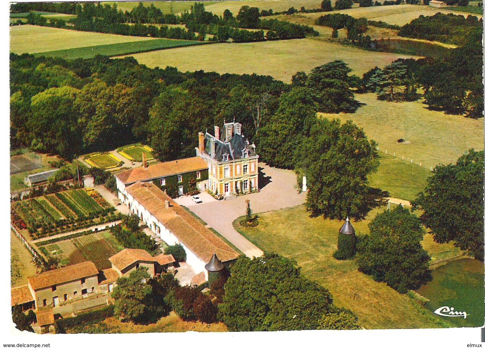 LANDEMONT. CP Vue Aérienne Le Château La Haye - Autres & Non Classés