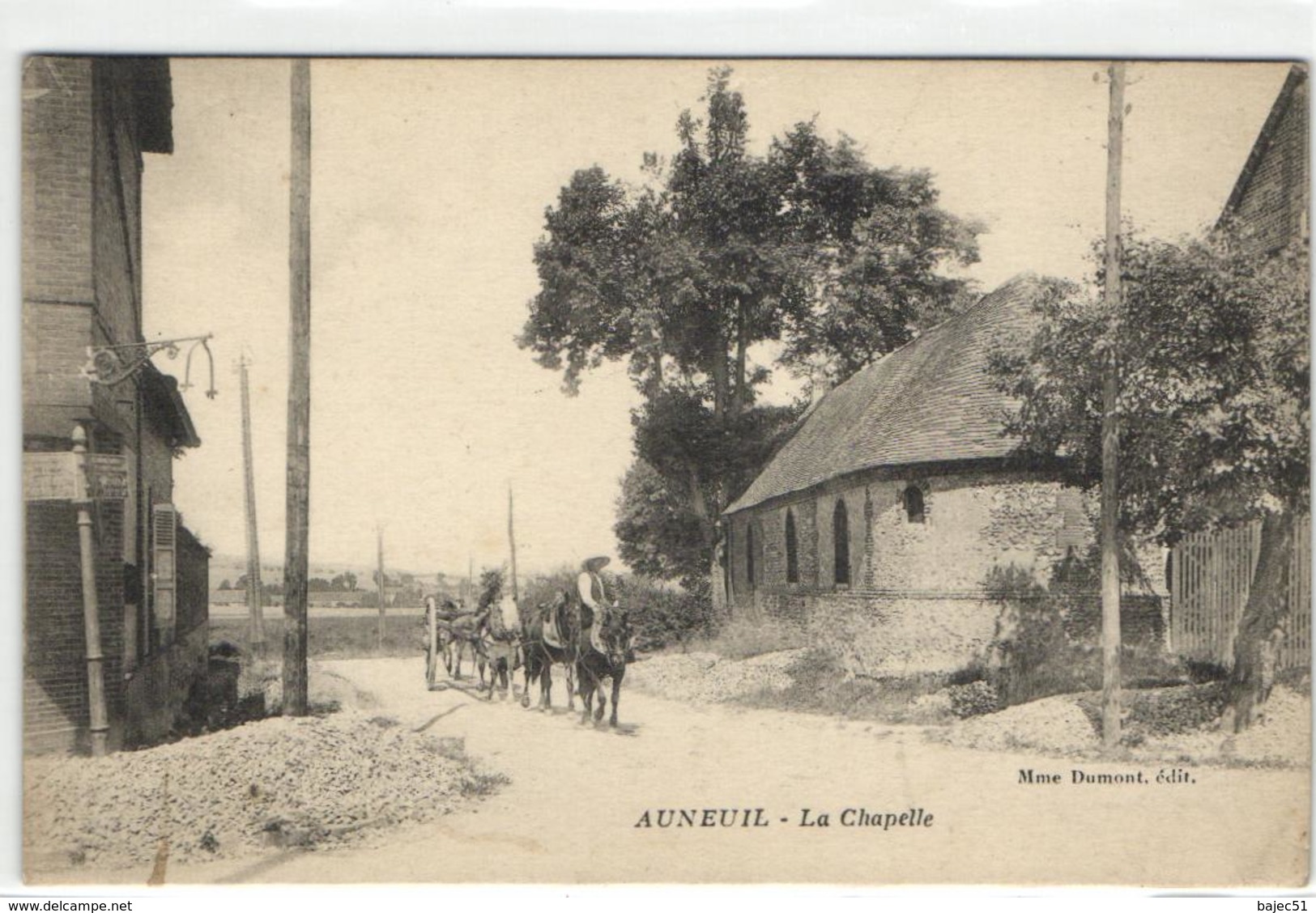 1 Cpa  Auneuil - La Chapelle - Auneuil