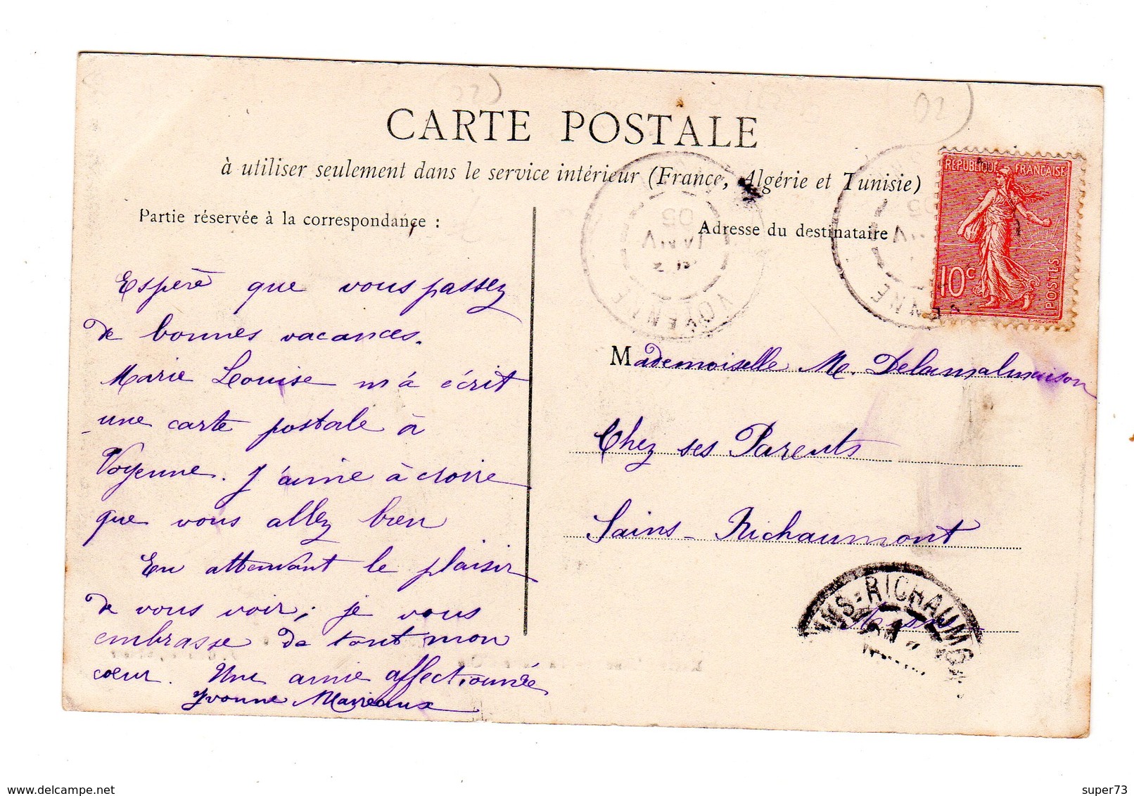 CPA 02 - Marle ( Aisne ) - La Patte D'Oie - Other & Unclassified
