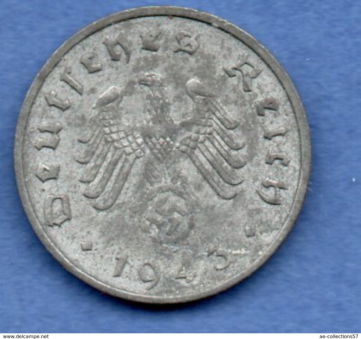 Allemagne - 10 Reichspfennig 1943 F - Km # 96 -- état TTB  -- - 10 Reichspfennig