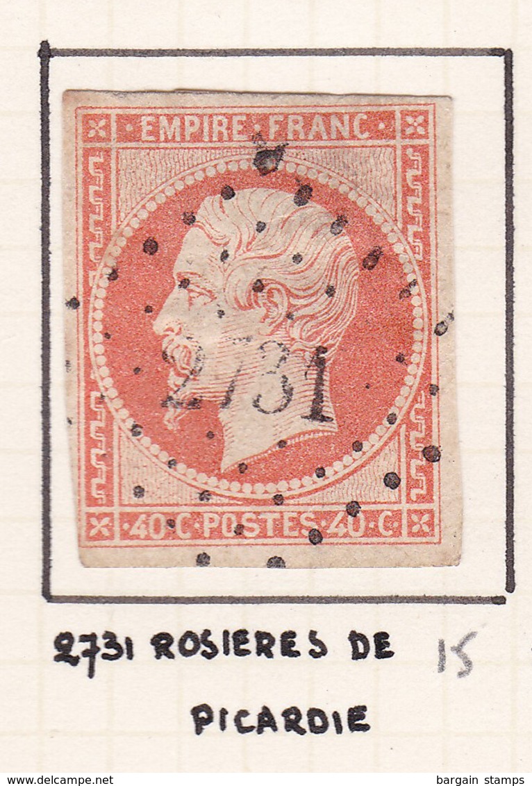 France - PC 2731 - Rosière-de-Picardie - Somme - Autres & Non Classés