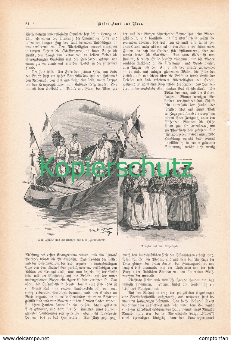 A102 175 Himmelbrotschutzen Laufen Hallein 1 Artikel Mit 8 Bildern Von 1897 !! - Sonstige & Ohne Zuordnung