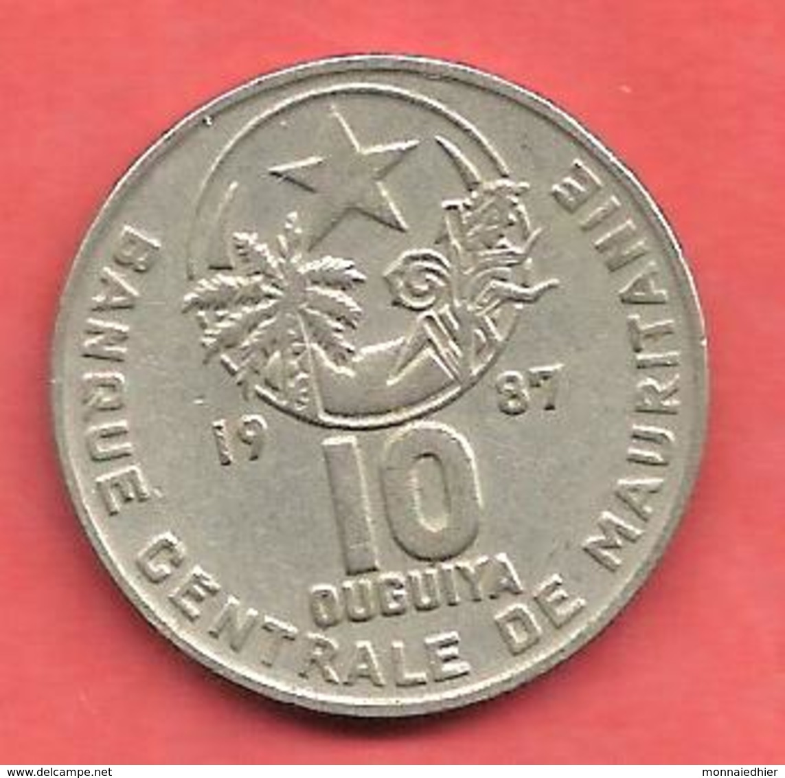 10 Ouguiya , MAURITANIE , Cupro-Nickel , 1987 , N° KM # 4 - Mauritanie