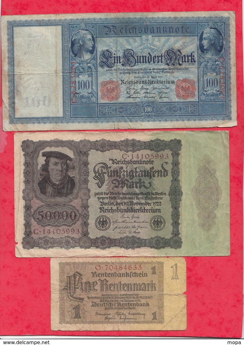 Allemagne 20 Billets Dans L 'état Voir Scan Lot N °1 - Vrac - Billets