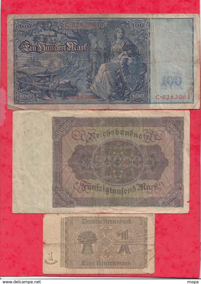 Allemagne 20 Billets Dans L 'état Voir Scan Lot N °1 - Vrac - Billets