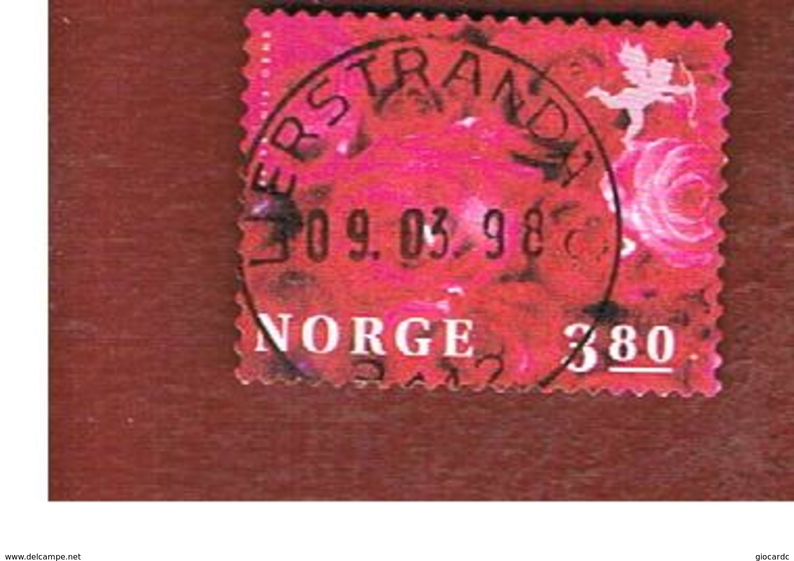NORVEGIA (NORWAY) -   SG 1308   -  1998  VALENTINE' S DAY      - USED° - Oblitérés