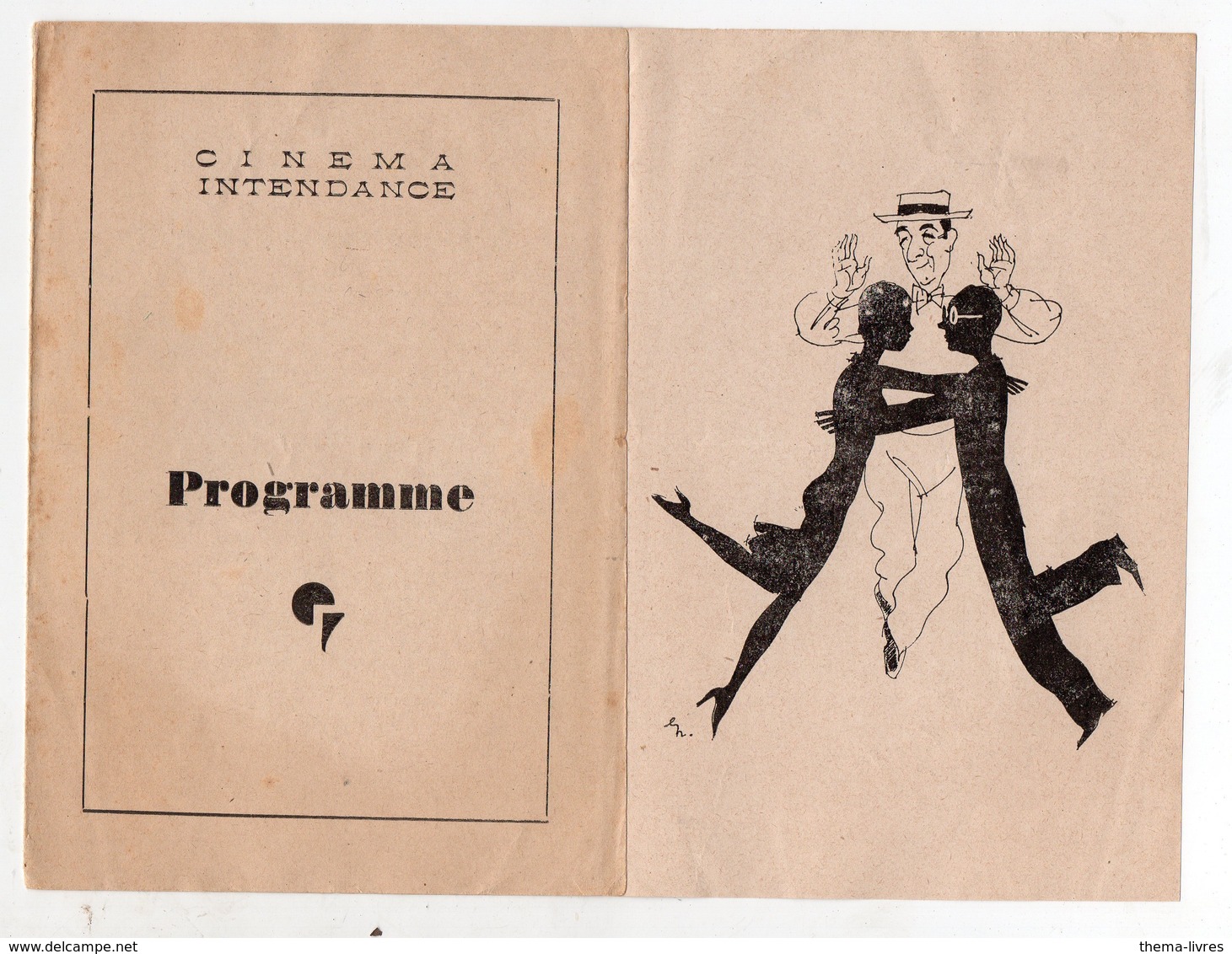 (cinéma),Bordeaux (33 Gironde): Programme 1932 CINEMA INTENDANCE "la Petite Chocolatière" Avec Raimu (PPP10134) - Programma's