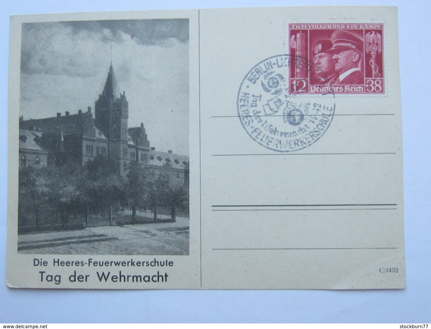 1942 , Berlin - Tag Der Wehrmacht , Sonderstempel Auf Propagandakarte - Briefe U. Dokumente