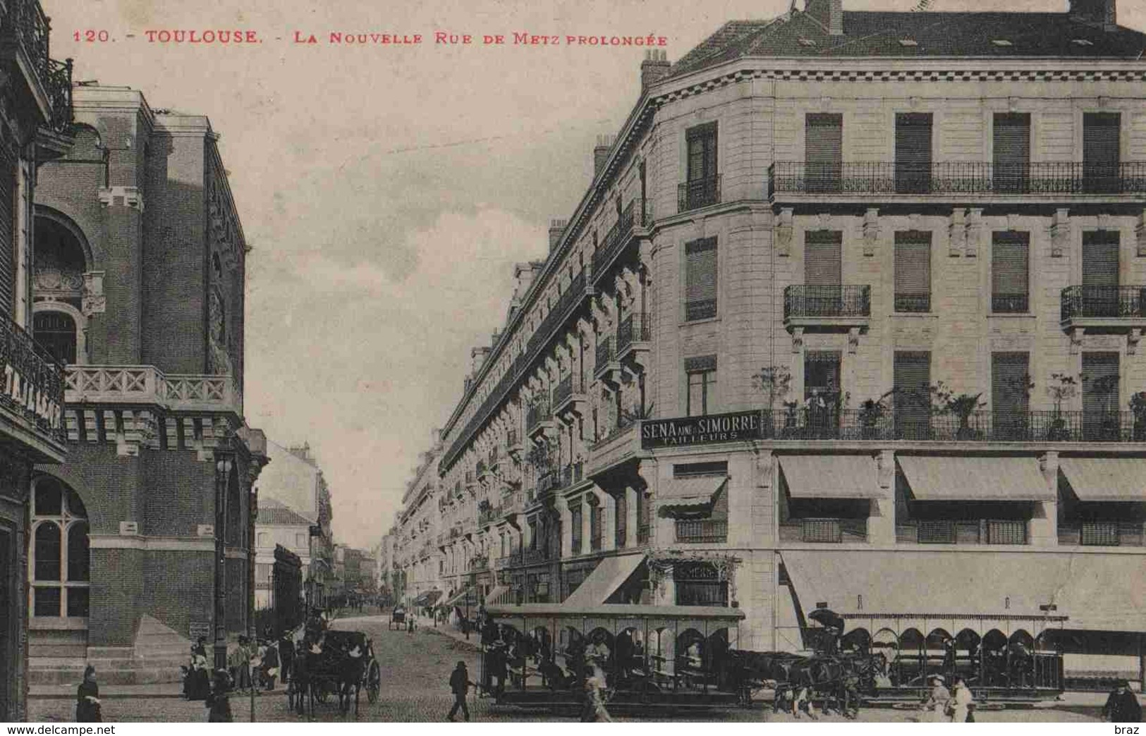 CPA    Toulouse  Nouvelle Rue De Metz - Toulouse