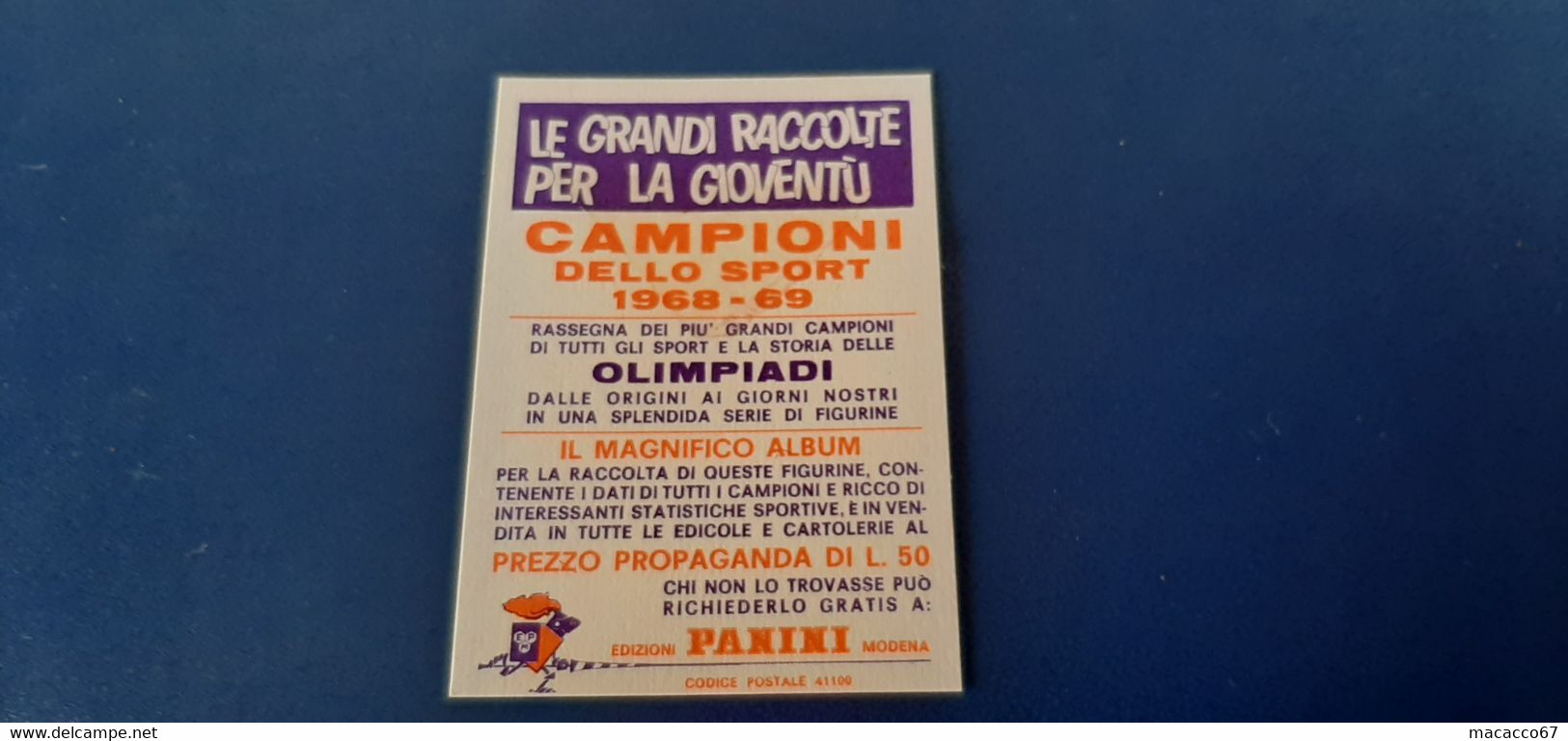 Figurina Panini Campioni Dello Sport 1968 - 345 Erika Lechner - Edizione Italiana