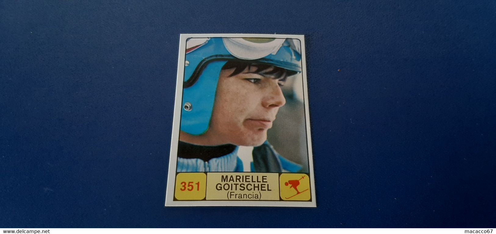 Figurina Panini Campioni Dello Sport 1968 - 351 Marielle Goitschel - Edizione Italiana