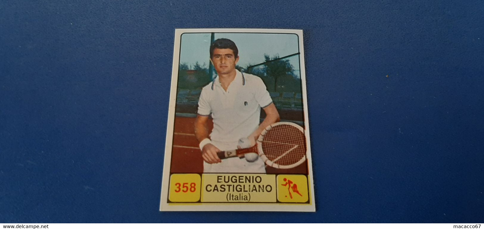 Figurina Panini Campioni Dello Sport 1968 - 358 Eugenio Castigliano - Edizione Italiana