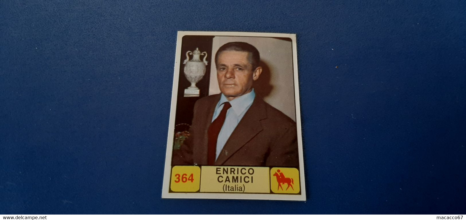 Figurina Panini Campioni Dello Sport 1968 - 364 Enrico Camici - Edizione Italiana