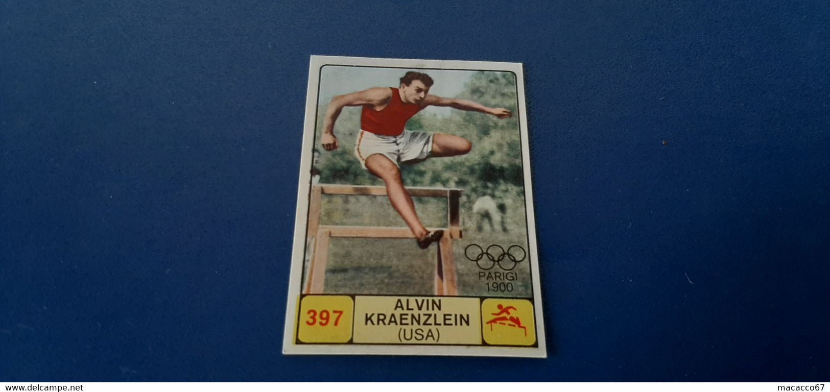 Figurina Panini Campioni Dello Sport 1968 - 397 Alvin Kraenzlein - Edizione Italiana
