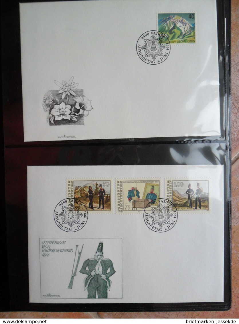 Lot Sammlung Liechtenstein Ganzsachen Maximumkarten FDC Briefe